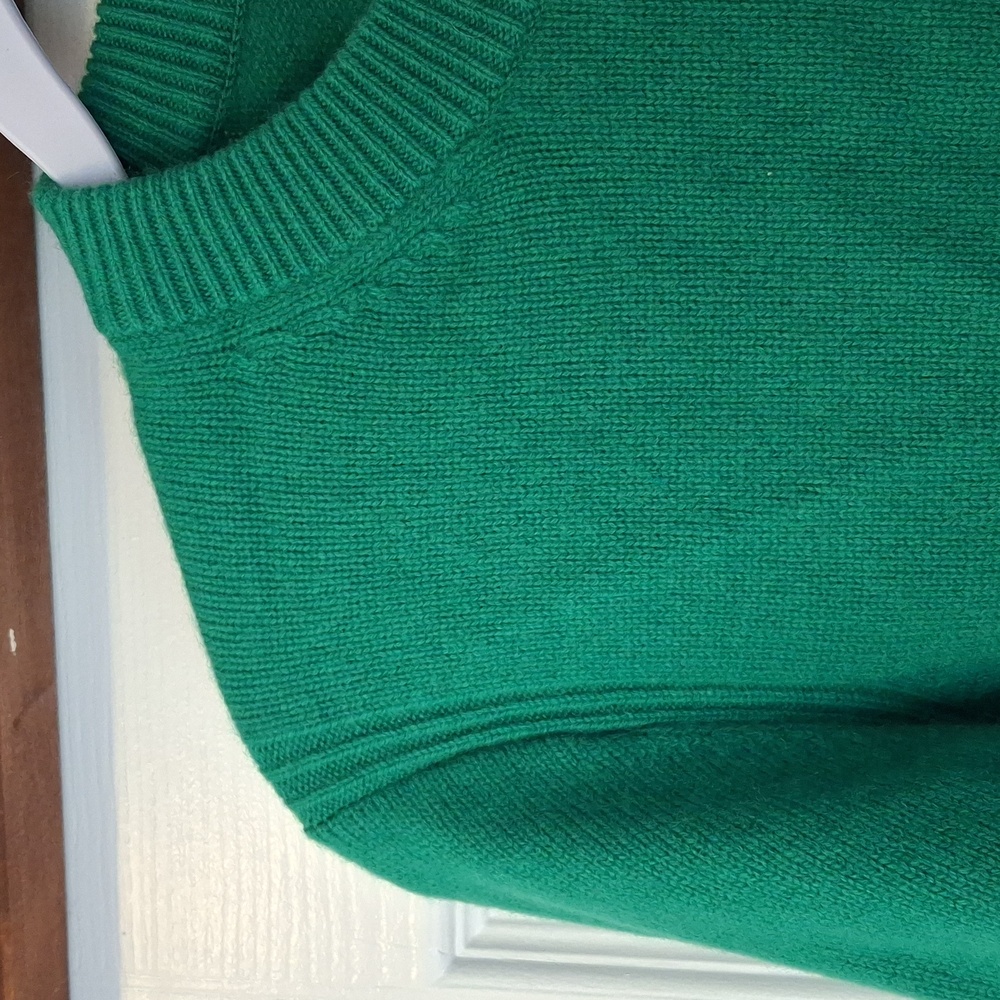 NEW COS Cashmere Sweater Jumper Bright Green Size L! VERY RARE COLOR!!! - Picture 9 of 13